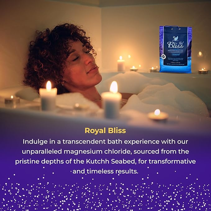 Magnesium Bath & Foot Soak Flakes, Epsom Salt Alternative, High-Absorption Minerals, Natural Salts for Relaxation, Wellness & Muscle Relief, Ideal for Soaking, Recovery, and Stress Relief 10 LB