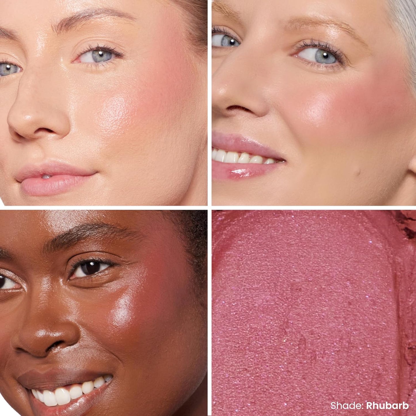 OFIR Cheek Tones Vitamin C Blush Stick | Buildable, Hydrating, Lightweight, Vegan Cream Blush Stick | Non-Transfer, Radiant Finish, Skin-Loving Formula | Rhubarb - Deep Berry | 0.21 oz