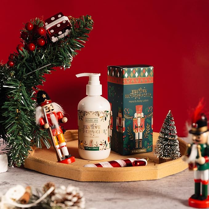 Christmas Hand & Body Lotion with Moisturizing Shea Butter - The Nutcracker - Infused with The Nutcracker Aroma - 236 ML / 8 FL OZ