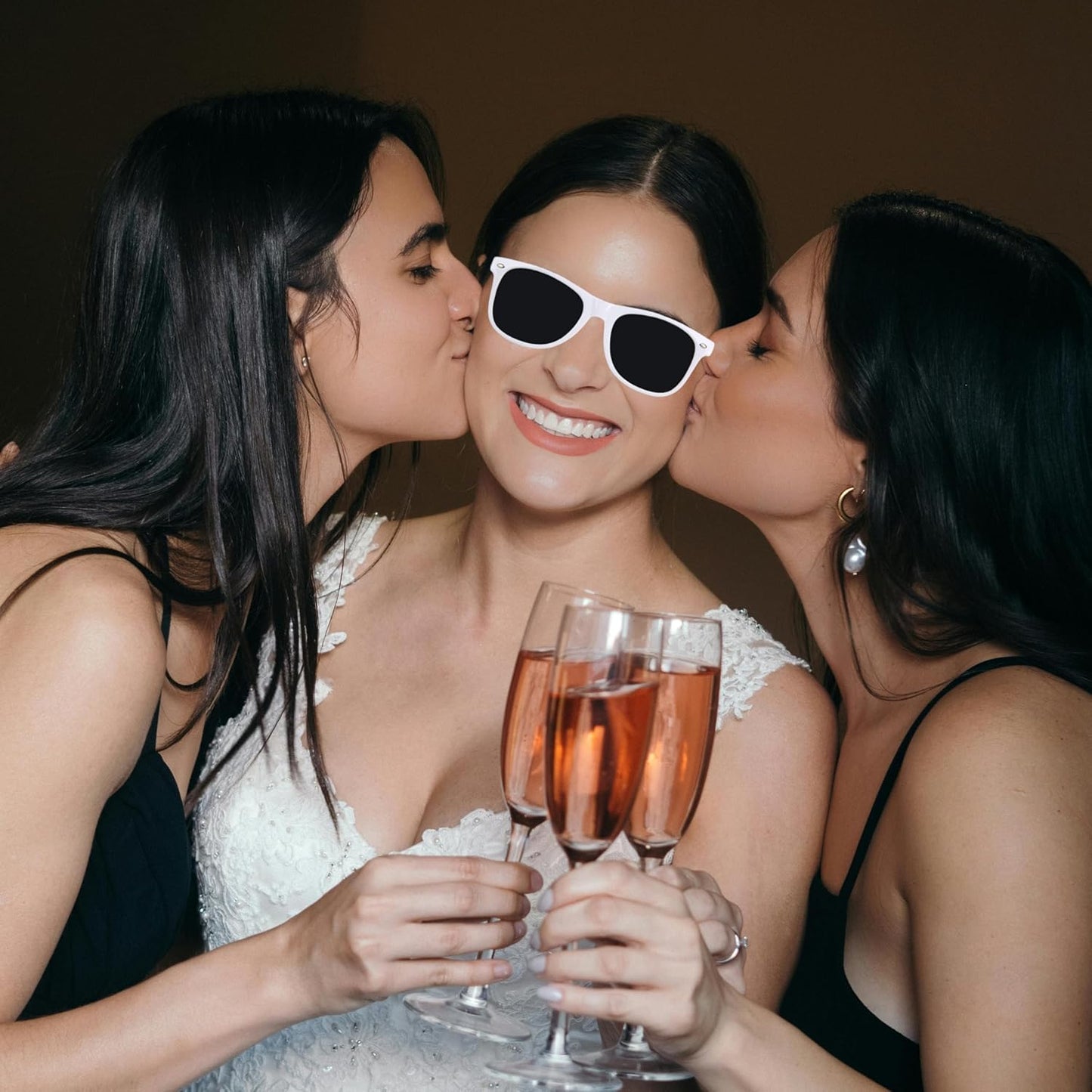 Bridesmaid Proposal Gifts 4.1inch 12pcs Square Hair Claw bachelorette party accessories Clips for Wedding Party Favors (Dusty blue)