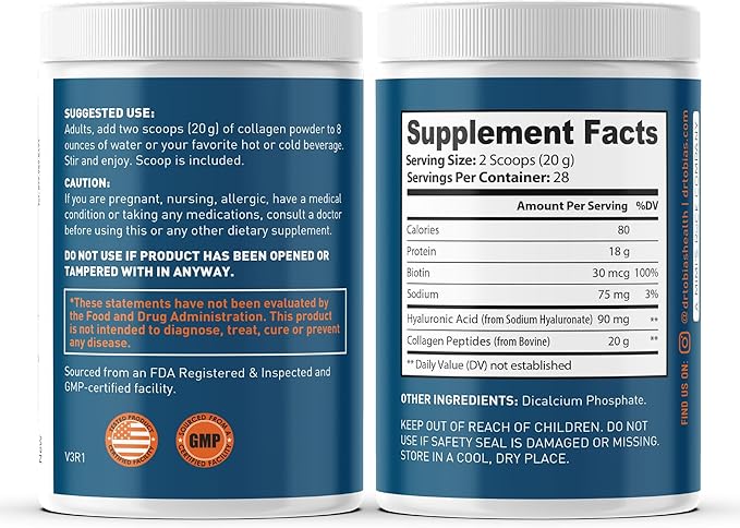 Dr. Tobias Vegan Omega 3 Algae Oil and Collagen Peptides Powder, Overall Health, Gut & Immune Support Plus Beauty & Vitality Bundle, Non-GMO