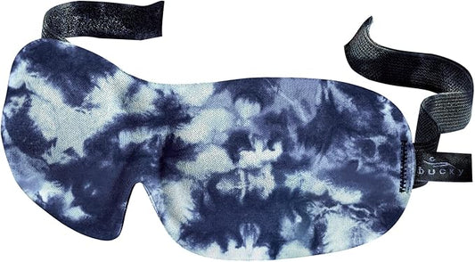 Bucky 40 Blinks No Pressure Printed Eye Mask for Travel & Sleep, Tie-Dye, One Size