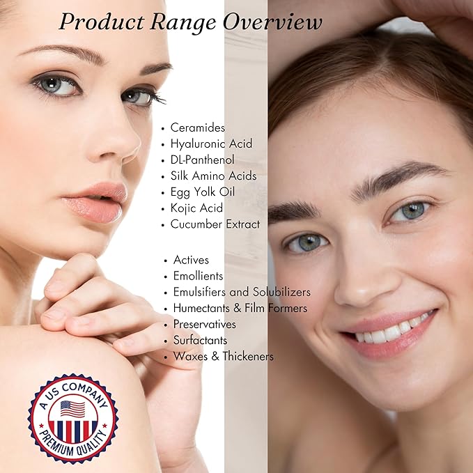 Pure Hyaluronic Acid and Niacinamide Serum with Cucumber Extract 2/4/8 oz. Helps to Tightens Pores and Reduce Fine Lines Plumping Anti-Aging Face Skin Intense Hydrating and Moisturizing (8 oz.)