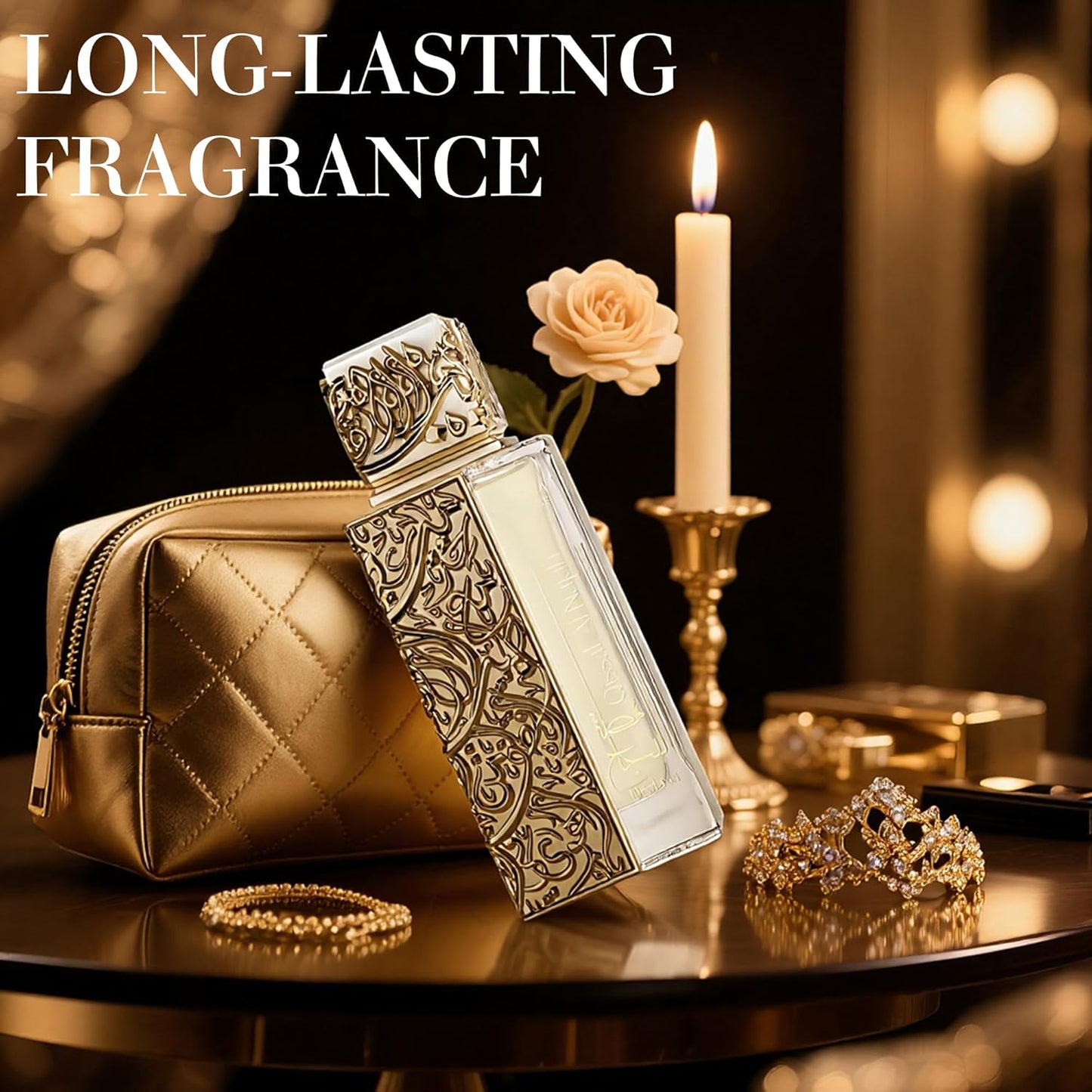 QISSAT AL NAJAH NEDAWI Cologne for Men | Luxury Oud Woody Musk Perfume | 100ml Eau de Parfum | Long Lasting Fragrance with Leather, Rose & Citrus Notes