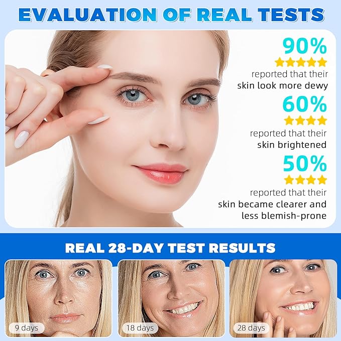 3% Hyaluronic Acid Serum Ultra-Hydrating Vials (1 Box of 30), 3% Hyaluronic Acid Serum for Face, Single-Use 3% hyaluronic acid tubes, Intensive Hydration, Skin Tightening & Smoother, Anti-Aging