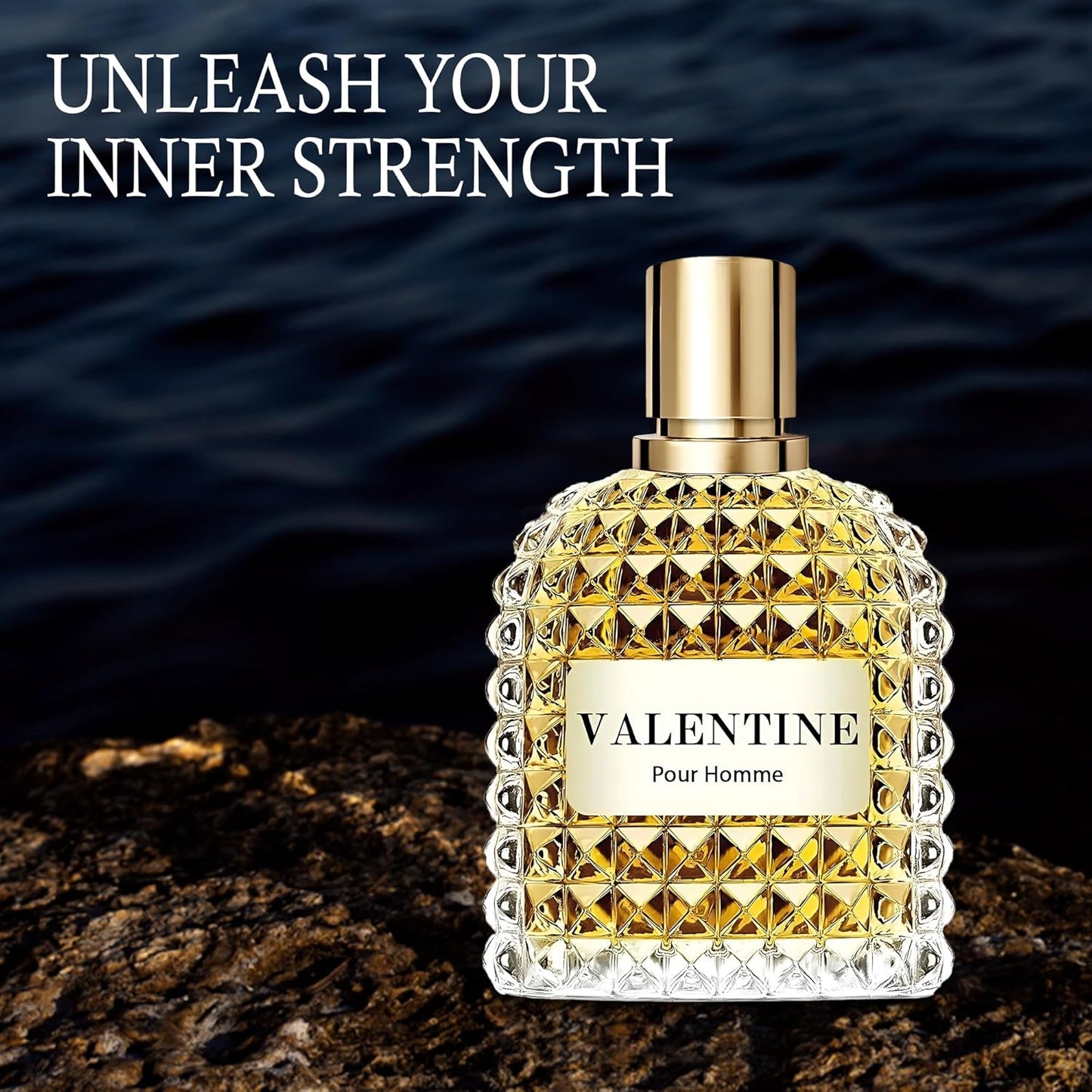 Men's Cologne Valentine Milano- Eau De Toilette Spray Perfume Fresh Scent 3.4 Fl Oz Daily Used