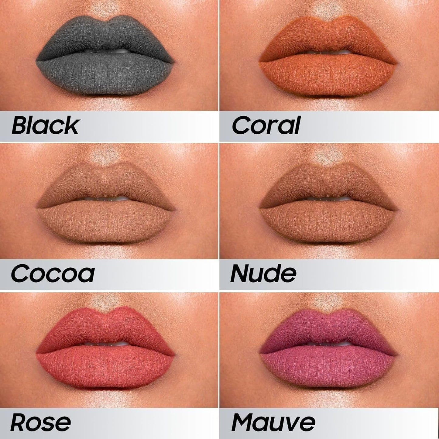 Peel Off Lip Stain Natural Lip Color - Waterproof Lip Liner Stain for Women All Skin Types, Lip Liner Long Lasting Transfer Proof & Smudge-Proof Moisturizing Easy to Use (Black)