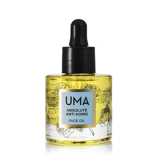 UMA Absolute Anti Aging Face Oil For Wrinkles & Dryness | 100% Natural, Non-toxic, and free from all synthetics | Daily Ayurvedic Moisturizer for youthful skin (1fl oz | 30ml)