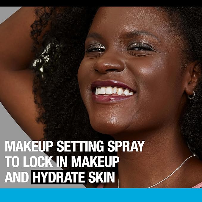 Neutrogena Hydro Boost Hydrating Makeup Setting Spray with Hyaluronic Acid, Longwear Makeup Setting Facial Mist for Smooth, Glowing, Dewy Skin, Non-Comedogenic & Hypoallergenic, 3.4 fl. oz