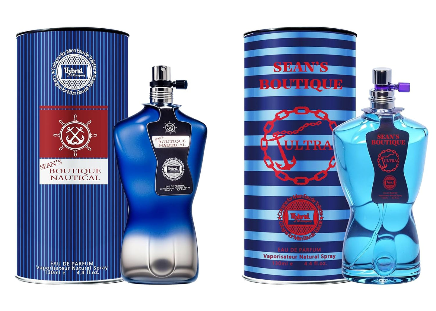 Hybrid & Company Mens 2 Pcs Long-Lasting Perfume Vaporisateur Natural Spray