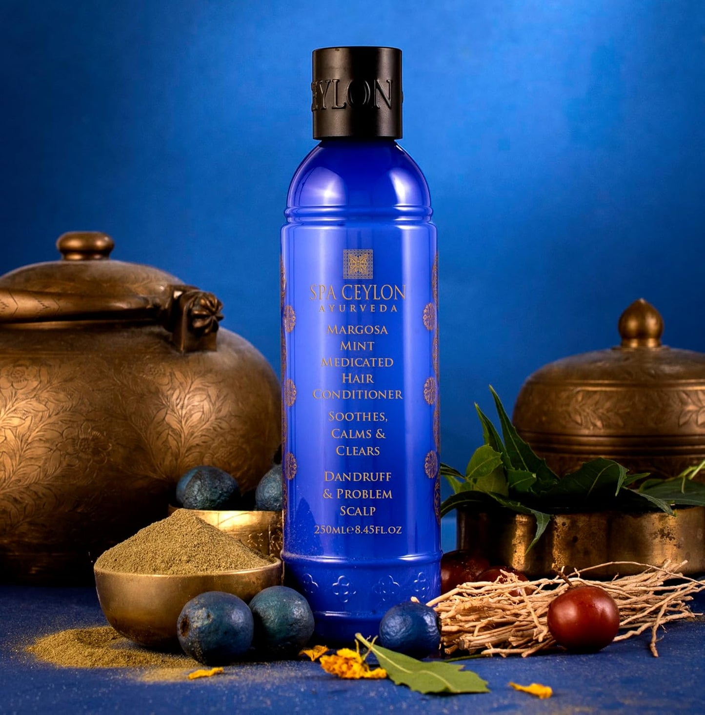 SPA CEYLON Margosa Mint Medicated Hair Conditioner | Treat and Control Dandruff and Itchy Scalp | Soothes Calm and Clears Hair and Scalp | For Dandruff & Problem Scalp