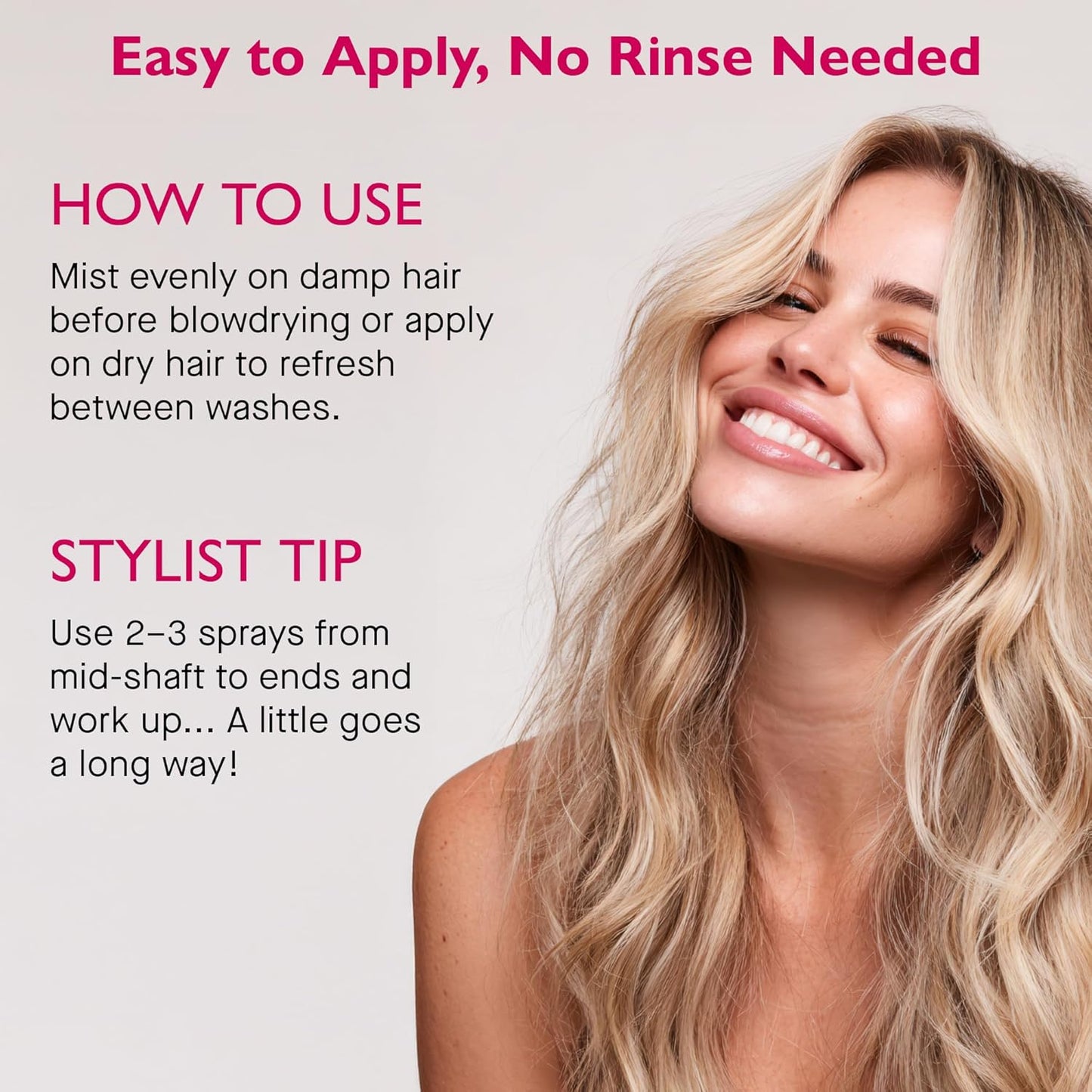 12 Benefits Instant Healthy Hair Treatment, Leave-In Conditioning, Smoothes Frizz, Strengthens & Repairs, Heat Protection Spray, 6 Fl Oz (Pack of 2)