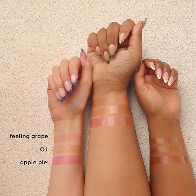 Roller Glaze in O.J., color changing nourishing lip oil which adapts to the natural pH in your lips