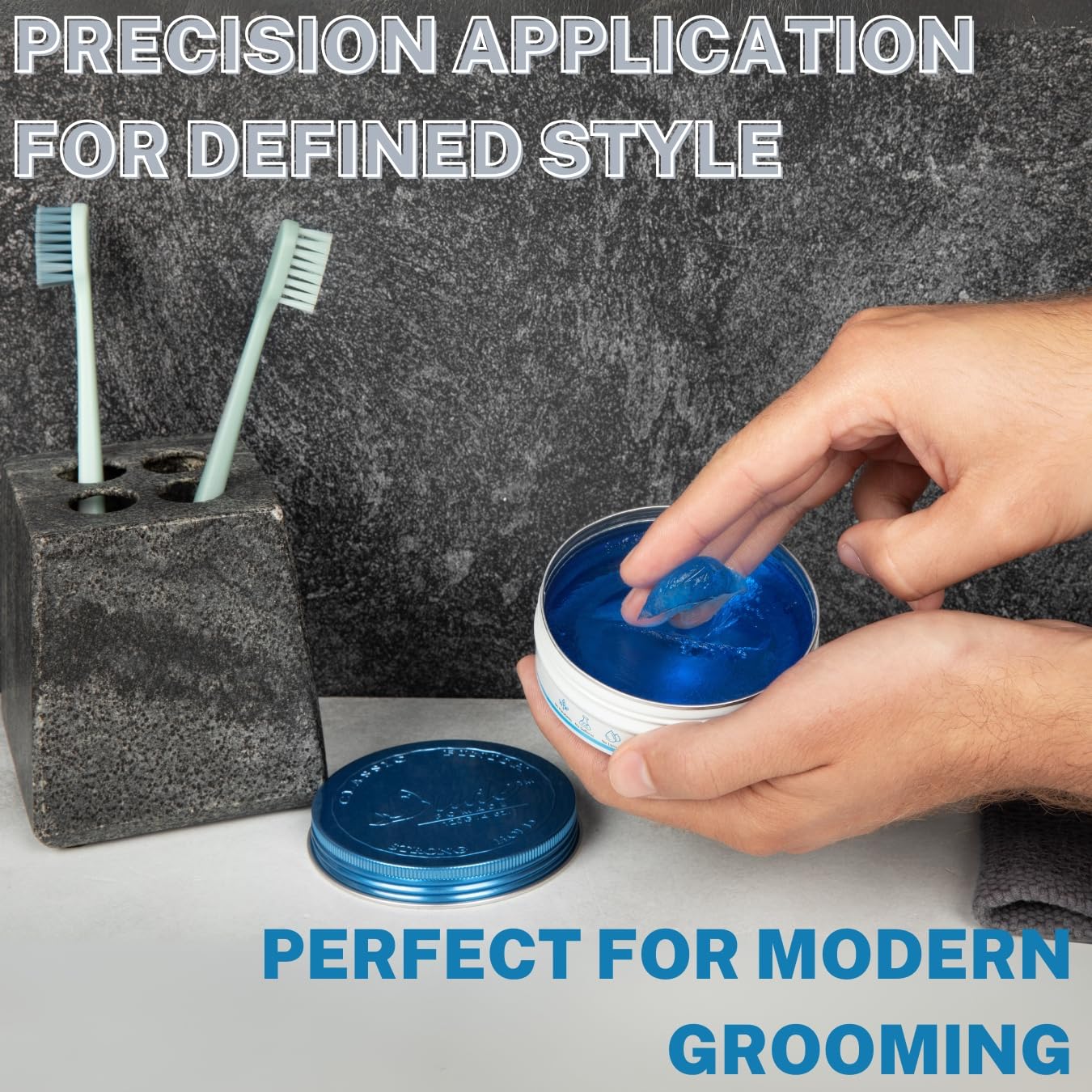 Hair Pomade for Men, Strong Hold, Flake Free, Water Based and Matte Finish Pomade 4oz