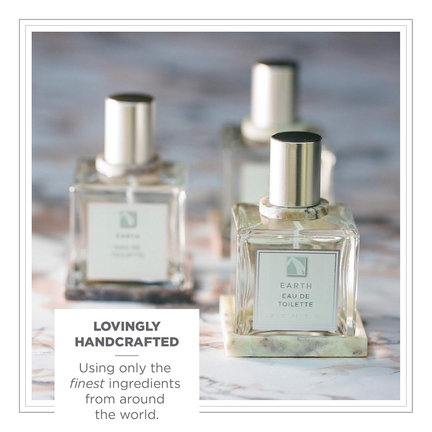 Zents Eau de Parfum (Earth) for Women & Men | Long-Lasting Clean Fragrance with Sandalwood, Fir & Bergamot | Woody & Fresh Scent | 1.69 oz