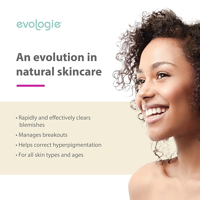 Evologie Stay Clear Starter Kit - Includes Stay Clear Cleanser, Intensive Serum, and Stay Clear Cream Moisturize - Skin Care Products Good For Teens, Men & Women - Travel Essentials Kit