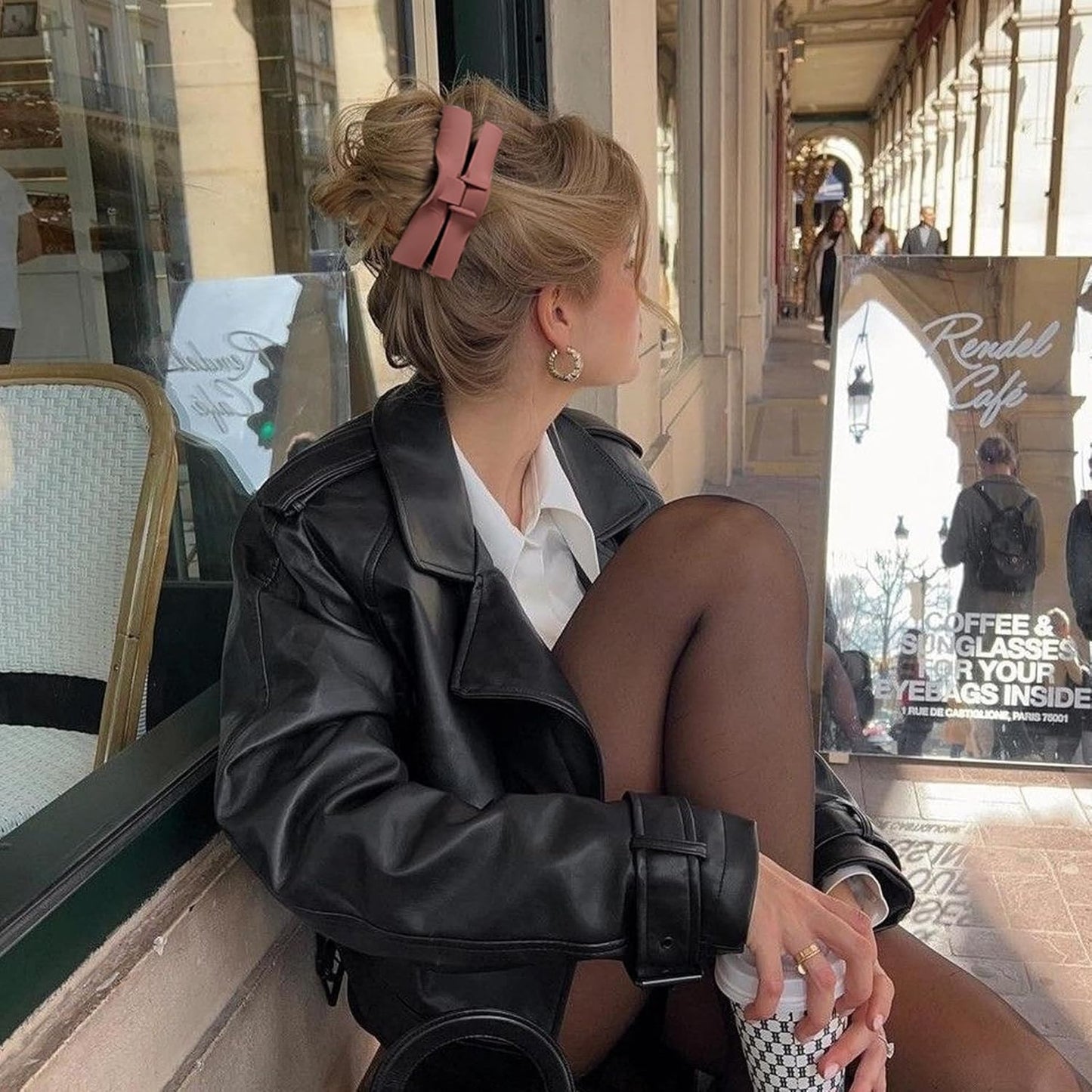 Hold Everything Hair Claw Clips for Thick & Thin Hair Strong Hold Big Banana Side Clip Hair Claw Barrettes for Women and Girl's Straight Wavy Curly (6-Color)