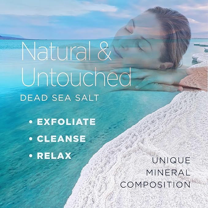 Minera Dead Sea Salt - 57 lbs. Fine Grain Bulk (Qty. 3 x 19 lb. Bags) Bulk BagS, Easily Dissolving Dead Sea Salts for Soaking & Bathing, Skin Nourishing Fine Sea Salt, Unscented