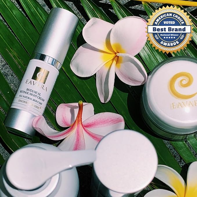 Organic Retinol Night Cream, Anti Aging Overnight Natural Face Moisturizer Cream with Hyaluronic Acid, Shea Butter, and Aloe Vera, Helps with Fine Lines & Wrinkles