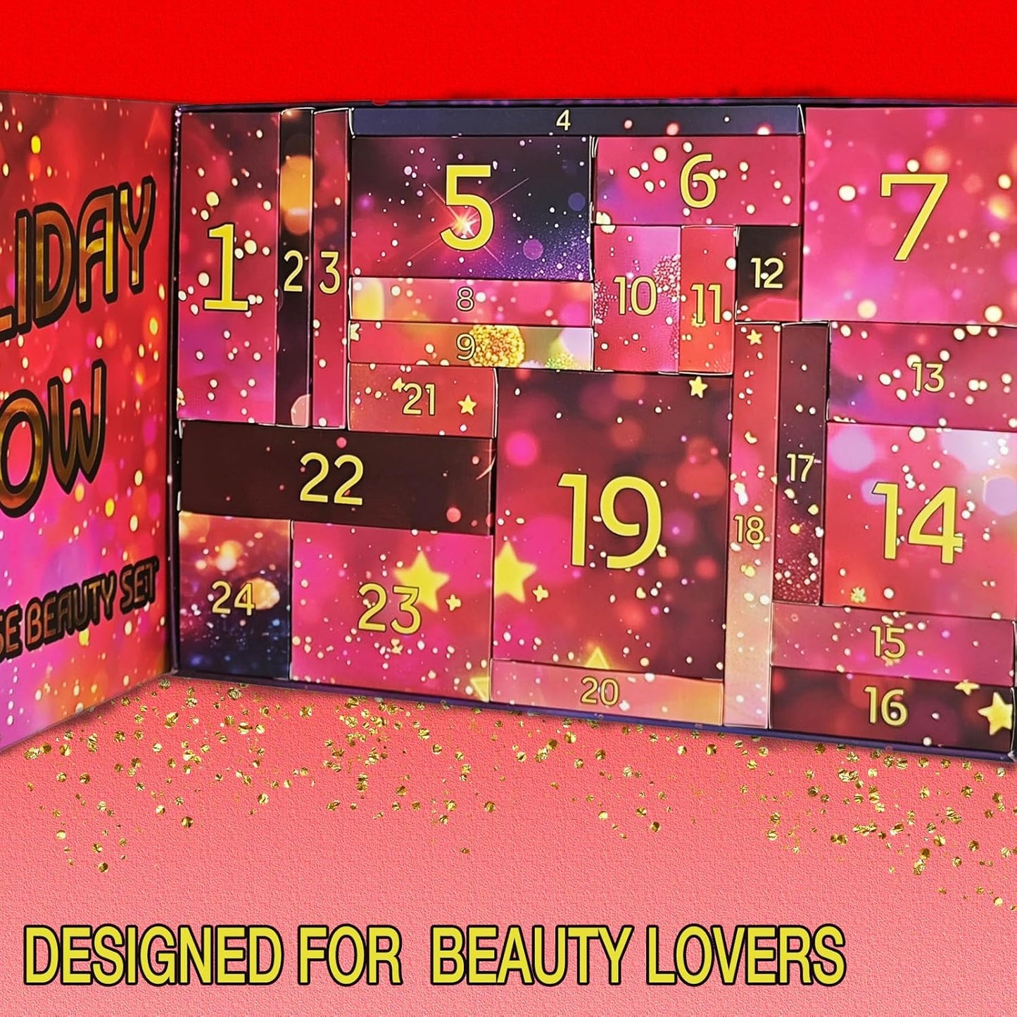 Makeup Advent Calendar 2025 Teens Girls Christmas Countdown Calendar Makeup Gift Set,Xmas 24 Individually Gift Box Calendar for Women Full Make up Kit