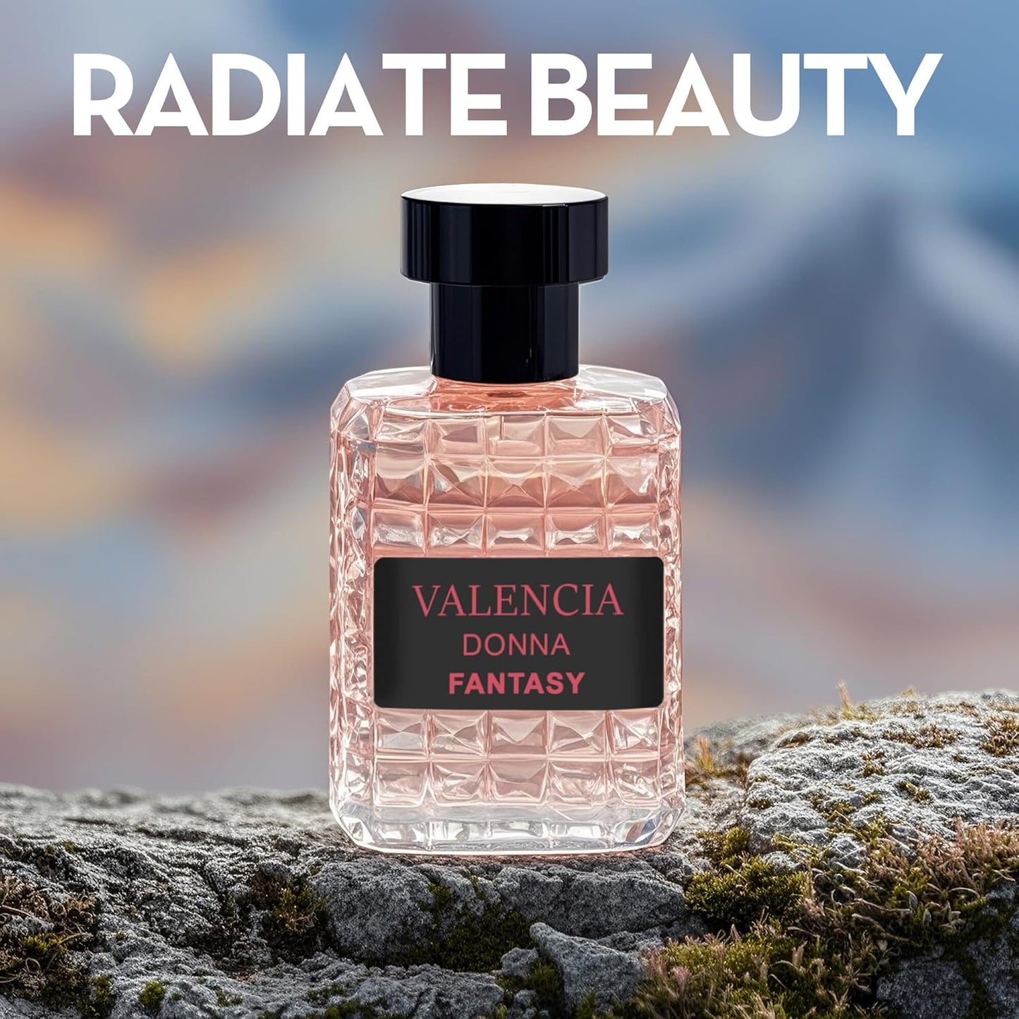 Valencia Donna Fantasy Women's Perfume, Floral Fruity Fragrance Gift for Women, Eau De Parfum Spray with Elegant 100ml Bottle