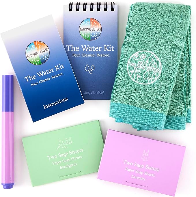 Element Kit Bundle - Self-Care Package for Women and Men – Kickstart The Year with Wellness – Use The Elements to Practice Mindfullness - by Two Sage Sisters