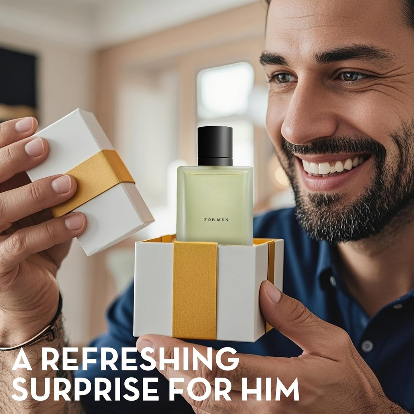 Men Cologne Sensual Woody Fragrance for Men | Long Lasting Perfume Aromatic Scent, Eau de Parfum Natural Spray - Great Holiday Gift, 3.4 Fl Oz/100 Ml