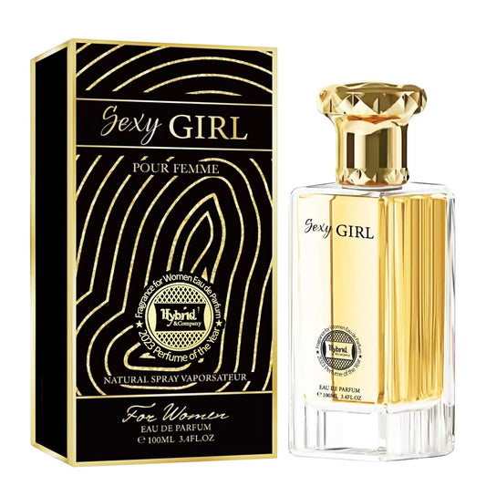 Hybrid & Company Sexy Girl Pour Femme Eau De Parfum Pour Femme Natural Spray Vaporisateur 100ML 3.4FL.OZ