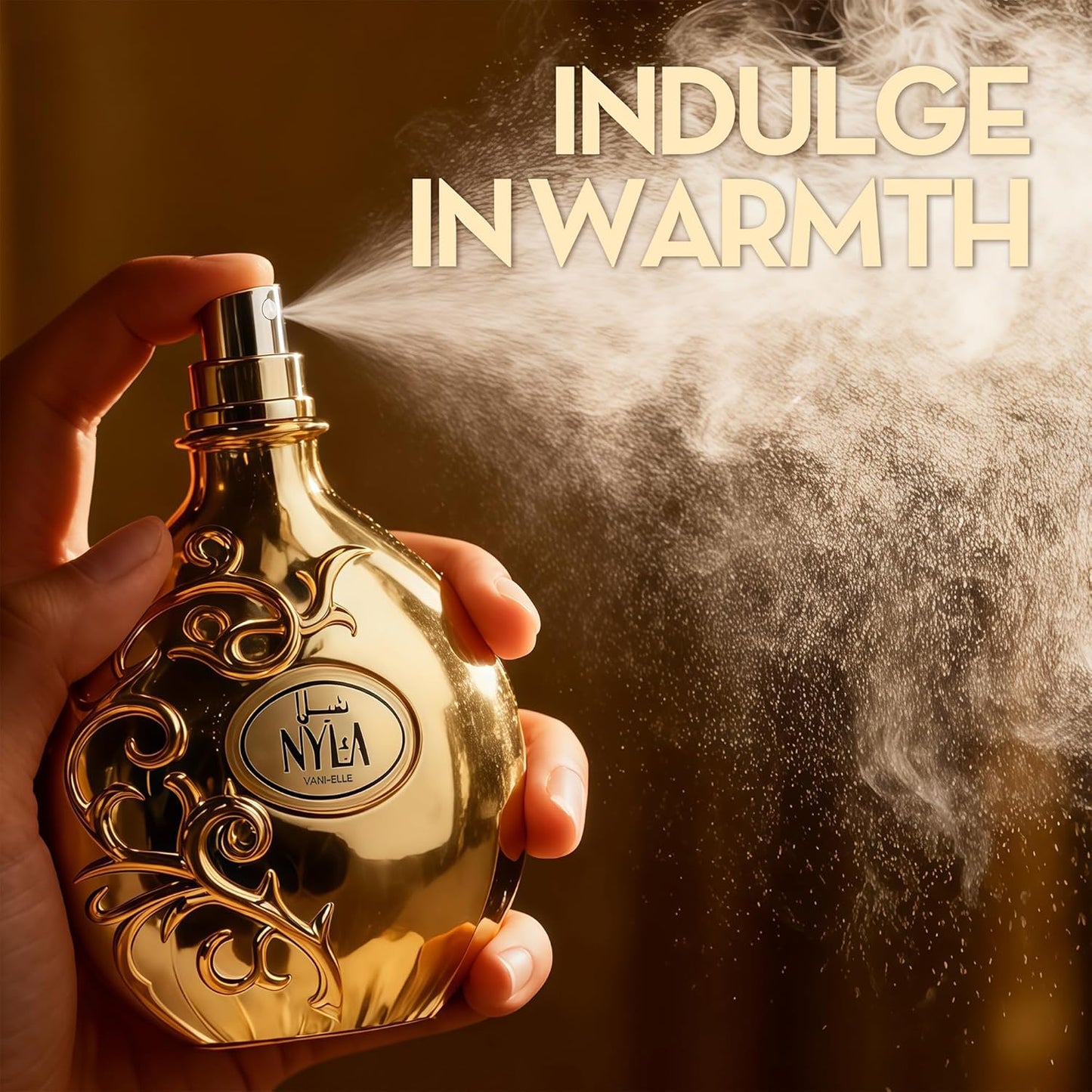 Nyla Vanille Cologne for Men | Warm Spicy Gourmand Eau de Parfum | 80ml Long Lasting Perfume with Musk, Tonka Beans,Caramel and Amber | Rich Seductive Scent