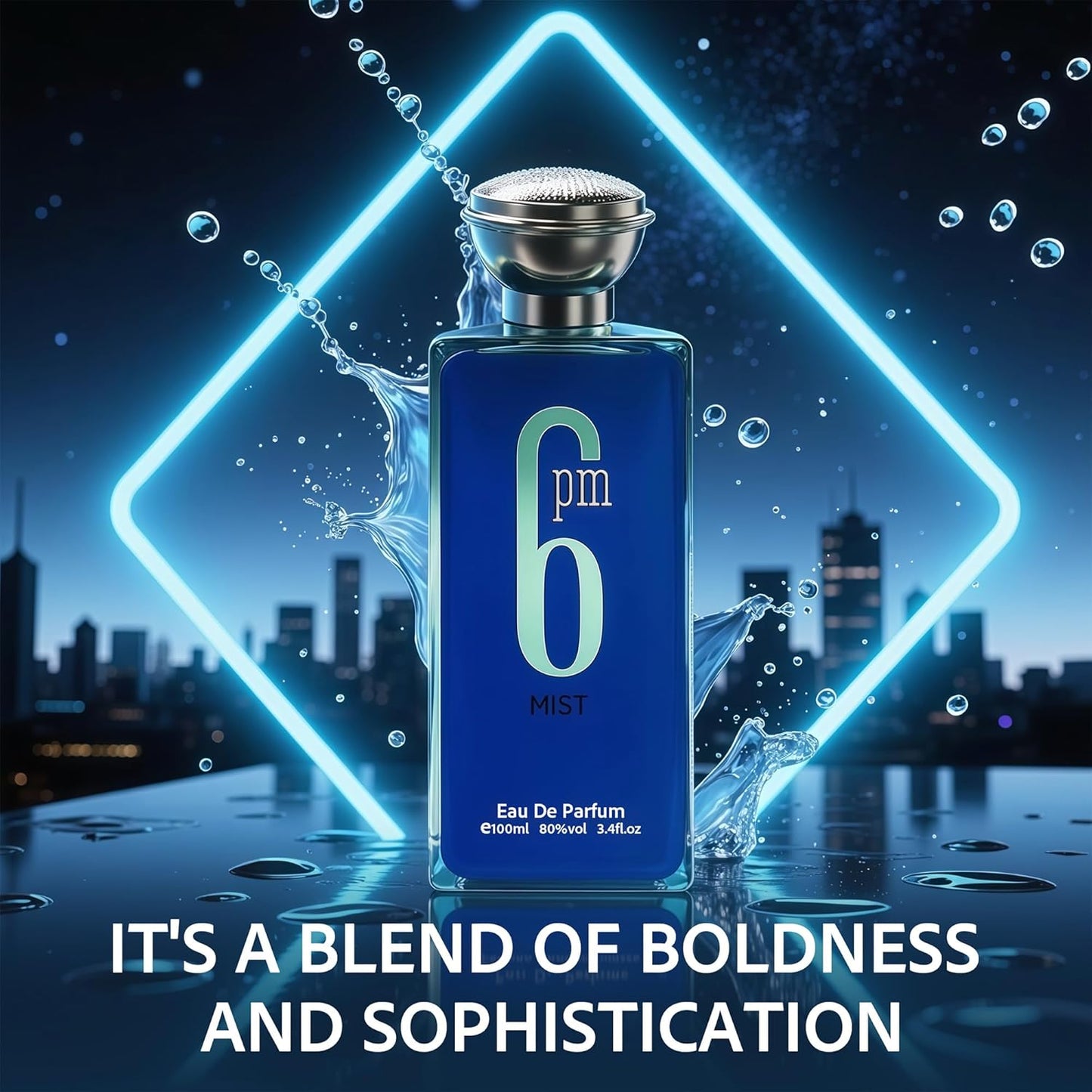 4-Piece Cologne for Men Includes Choco Musk/SE/6PM Mist/Milano Scent of Woody, Spicy, Citrus & Aromatic eau de parfum Men Gift Set Each 100Ml for Daily Use