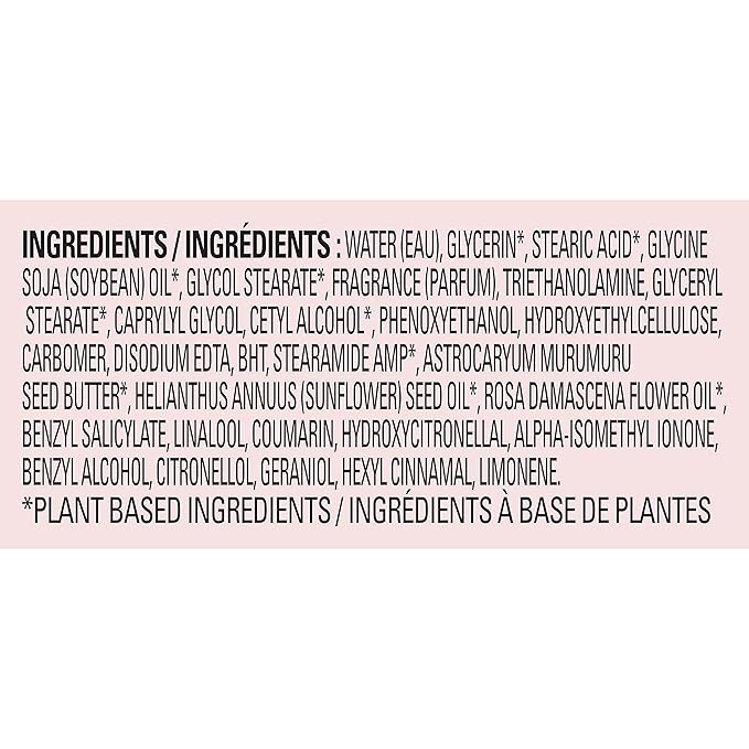 Love Beauty and Planet Delicious Glow Body Lotion for Soft, Glowing Skin Murumuru Butter & Rose Natural Ingredients, Plant-Based Moisturizers, Vegan, Cruelty-Free, 13.5 Ounce (Pack of 3)