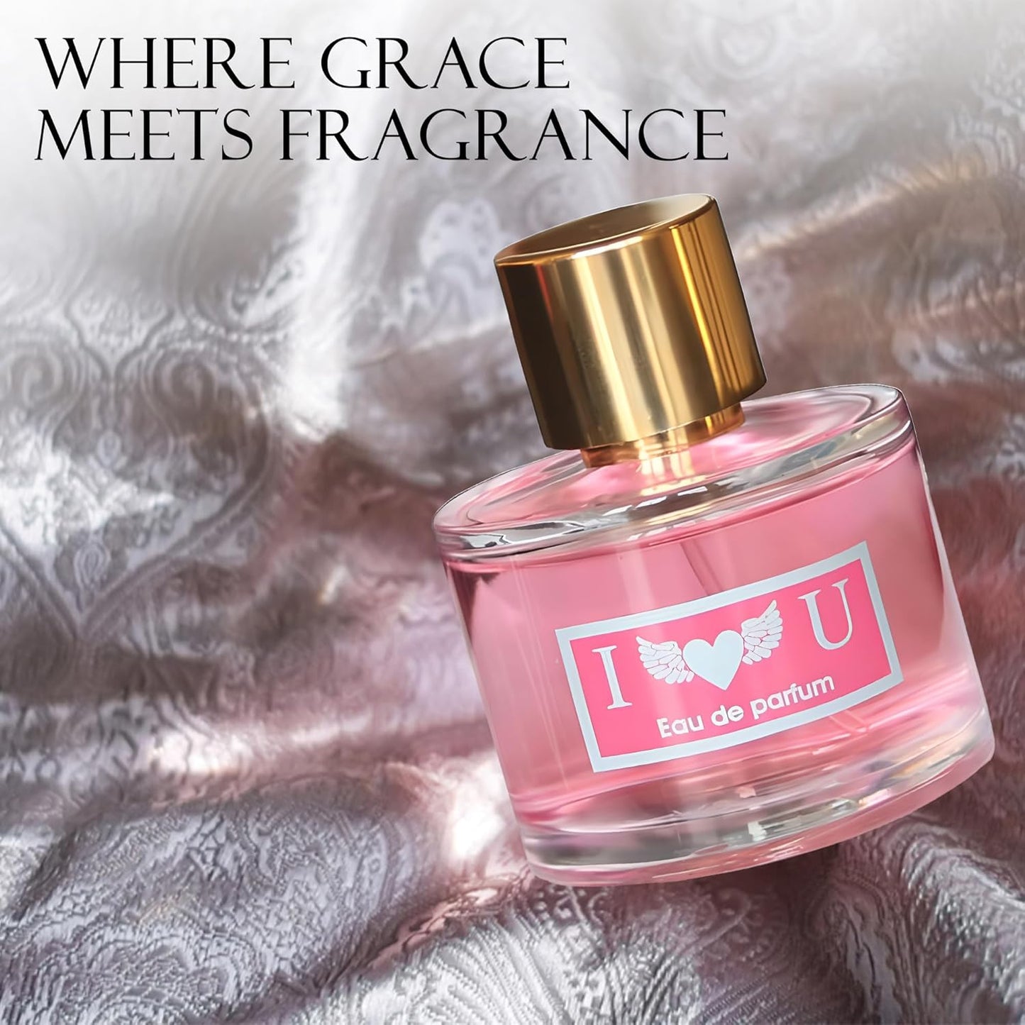 Women's Perfume Combo Set Milano Women&I Love U Floral Fruity Fragrance Eau De Parfum Elegant 100ml Bottle Natural Spray Each for Daily Used