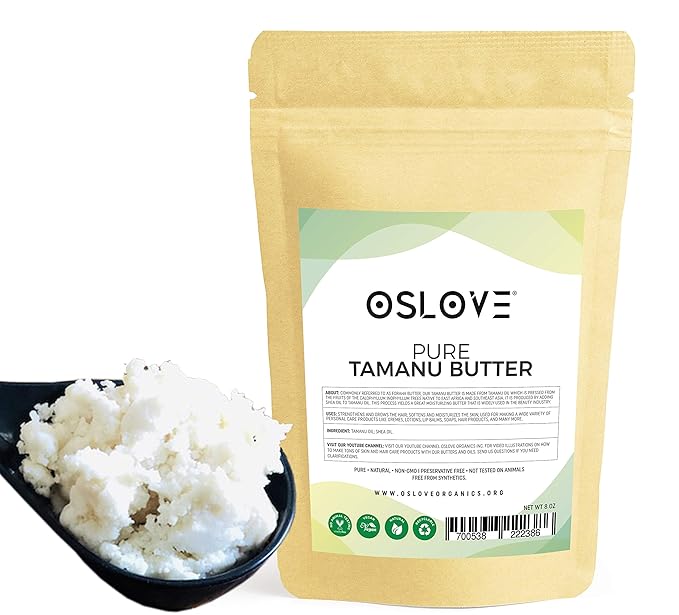 Tamanu Butter 8 oz Natural Moisturizer for Skin and Hair | Great for keeping whipped body butters soft and fluffy, lotions, salves and cremes