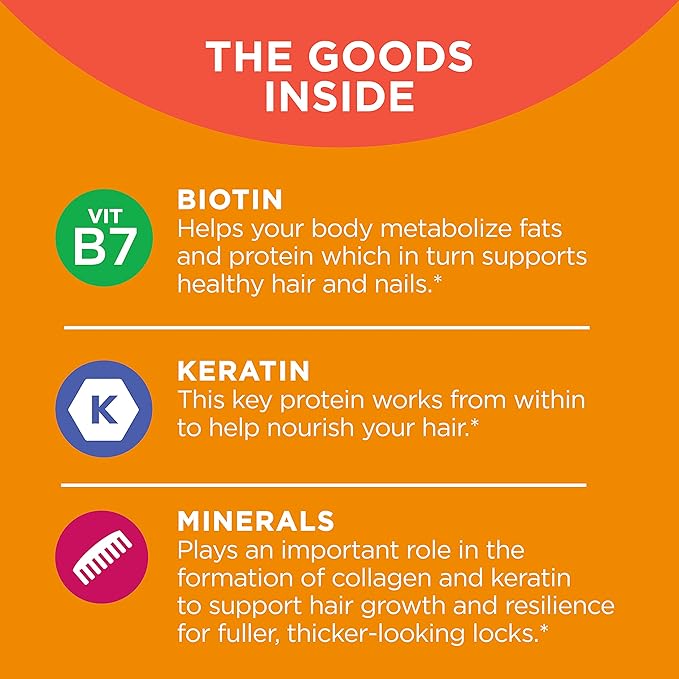 OLLY Ultra Strength Hair Softgels, Supports Hair Health, Biotin, Keratin, Vitamin D, B12 & Ultra Strength Goodbye Stress Softgels, GABA, Ashwagandha, L-Theanine and Lemon Balm