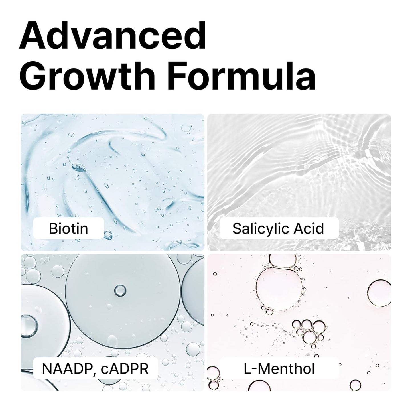 REFILLED Booster Plus Moisture | Hair Growth Serum & Thickening Scalp Treatment with Built-in Massager for Men & Women | Hair Loss & Thinning | Fuller & Baby Hair Regrowth | Fast-Absorbing with Biotin