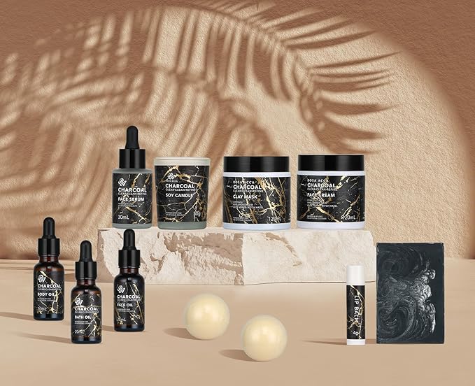 Mother's Day Gift, Skin Care Set, 28pcs Body & Facial Kit Gifts for Women & Men includes Face Cream, Bath Oil, Scented Candle, Hyaluronic Acid Face Serum, Facial Skin Care Set, Birthday, Christmas,Dad