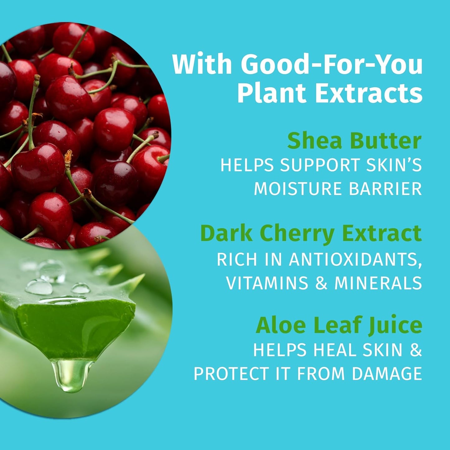 Hempz Dark Red Cherries Lotion, Ultra Hydrating Moisturizer for Body, Hands and Feet 17 oz.