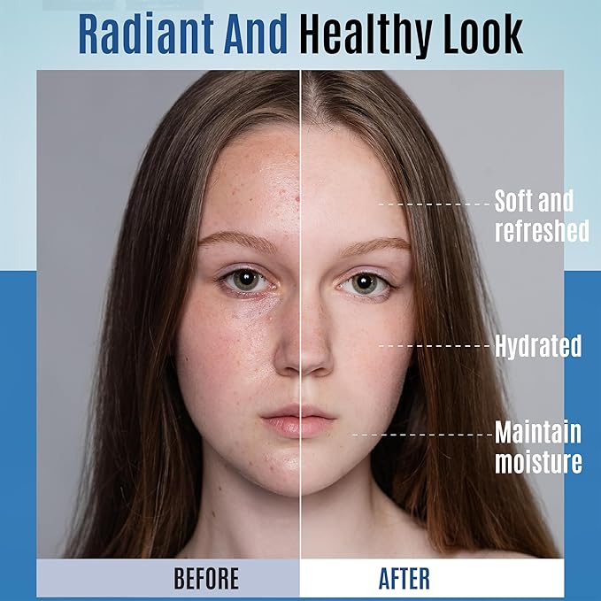 Hydrating Booster Antiaging Moisturizer Cream, with Hyaluronic Acid, Improves Skin suppleness, Wrinkles, Elasticity and Balance Moisture Day & Night for All Skin Types