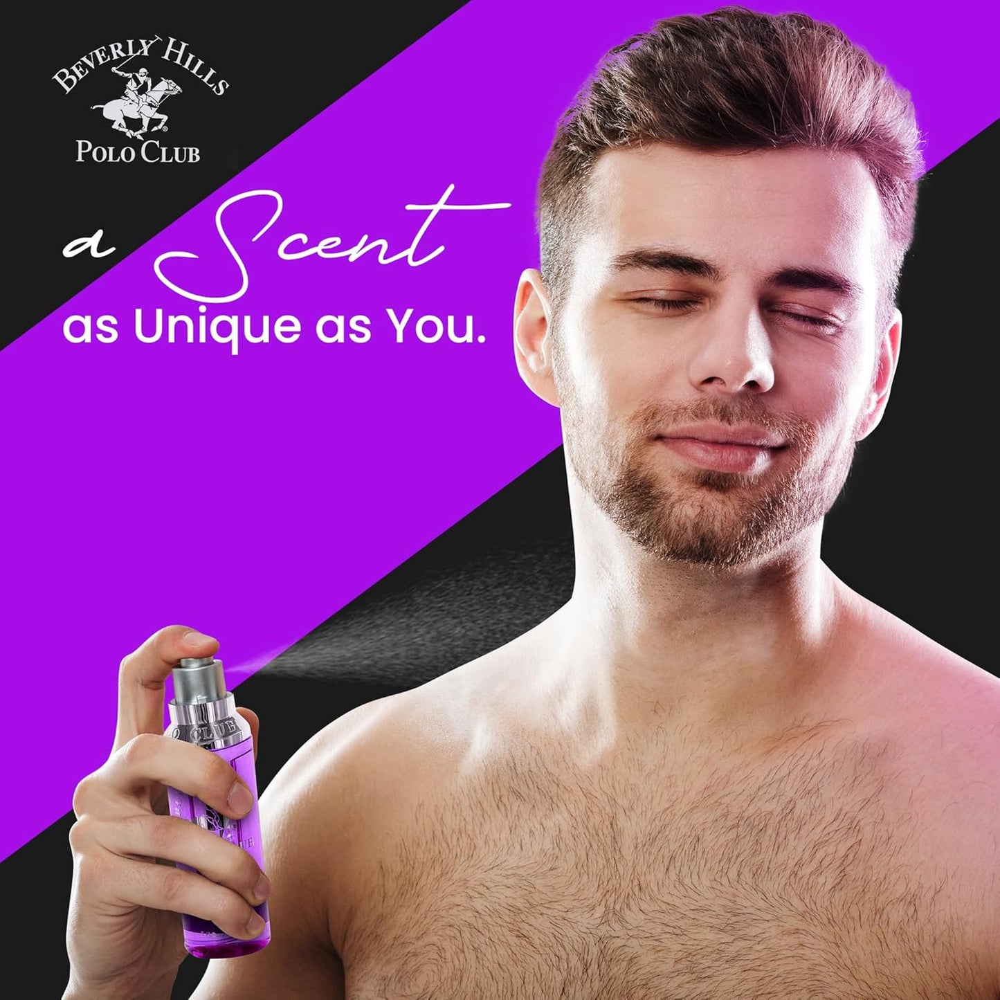 Beverly Hills Polo Club Champion Men's Cologne Gift Set | Fresh, Fruity & Vanilla Scent | 3.4oz EDT, Body Wash, Aftershave & Deodorant | BHPC Luxury Fragrance Collection