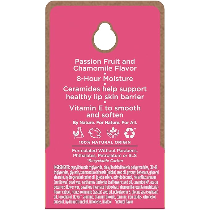 Burt's Bees Overnight Lip Sleeping Mask, 0.25 oz - Moisturizing, Hydrating, Exfoliating, Reduces Fine Lines, Ceramide Infused, Passionfruit Scent