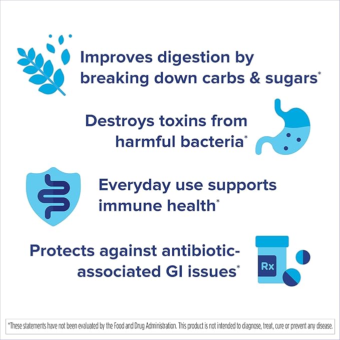 Florastor Probiotics for Digestive & Immune 20 Capsules, 1 Probiotic