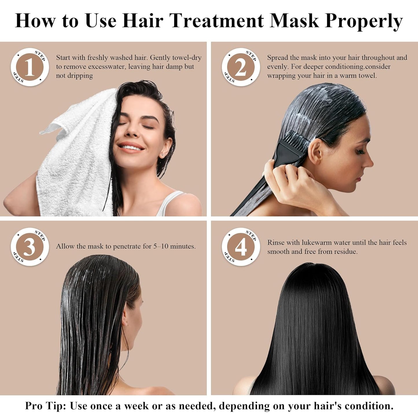 ALFHEIM Coffee+ Thickening Hair Mask for Fine, Weak & Thinning Hair with Caffeine, Biotin & Arabica Coffee Oil – Deep Repair, Strengthening & Volumizing Treatment – Sulfate-Free – 8.45 oz / 250 ml