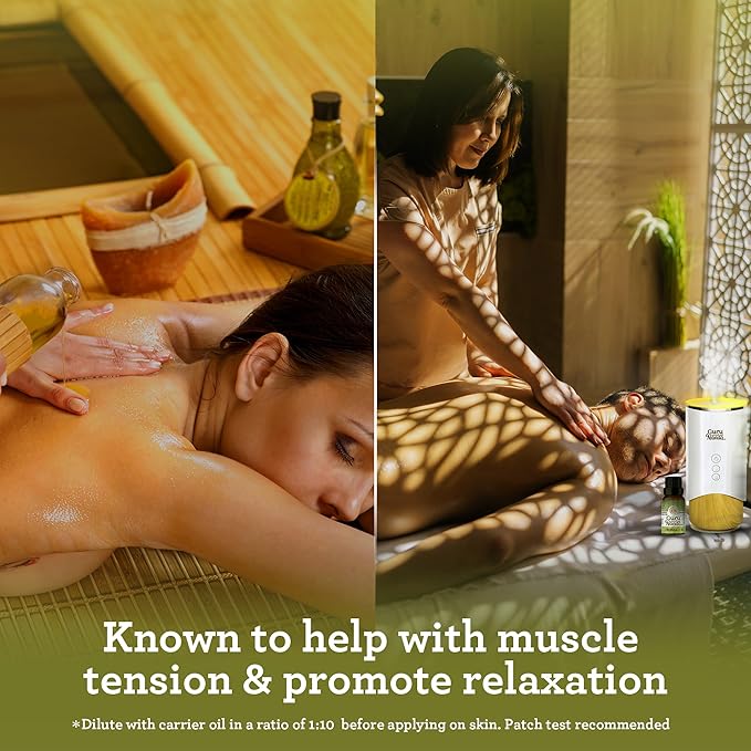 GuruNanda Lemongrass Essential Oil (0.5 Fl oz), 100% Pure, Undiluted Aromatherapy Oil for Diffusers, Helps with Muscle Tension & Promotes Relaxation