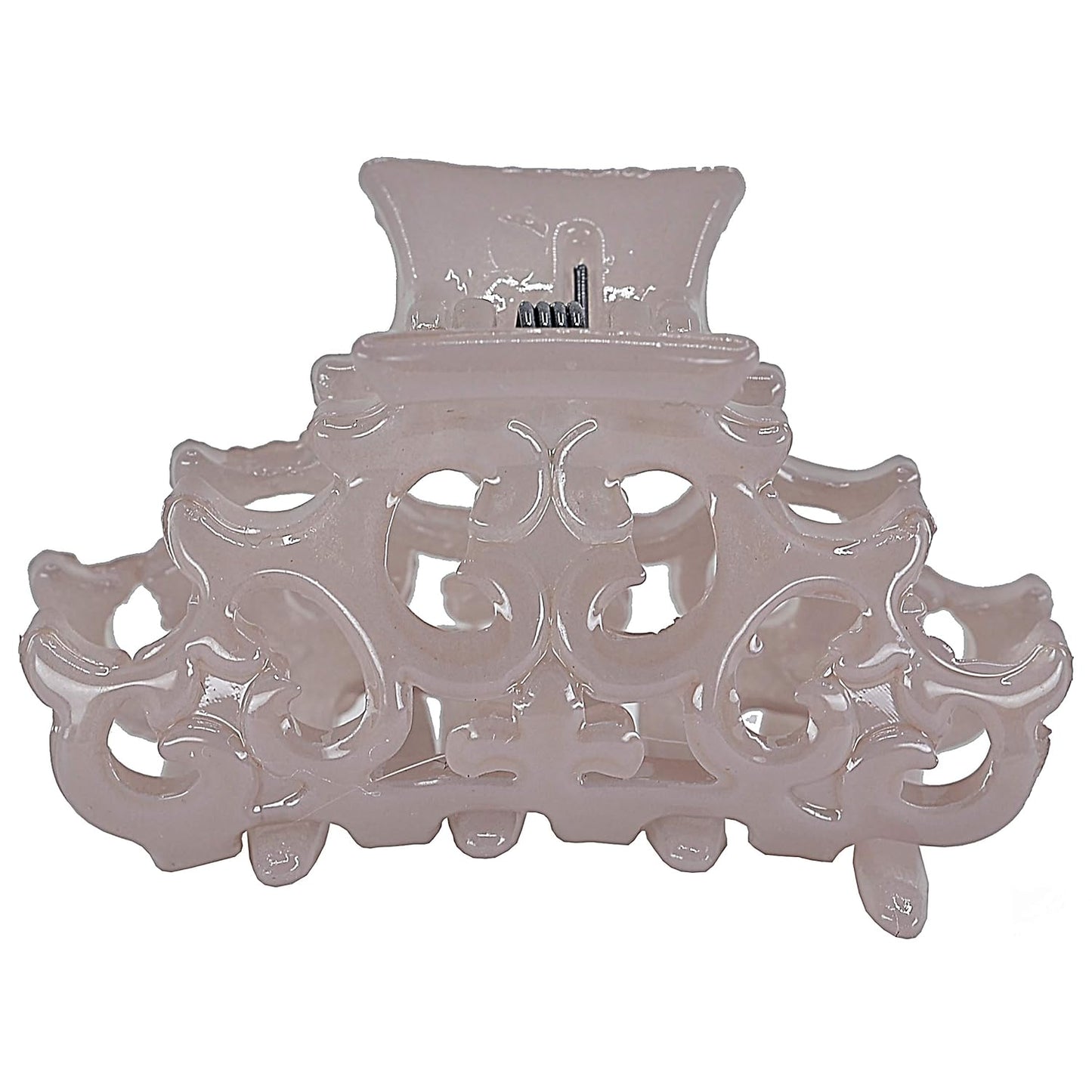 Camila Paris CP2401/2 Set of 2 French Hair Clip for Women, Small Amber, Antique, Girls Hair Claw Clips Jaw Fashion Durable and Styling Hair Accessories for Women, Made in France