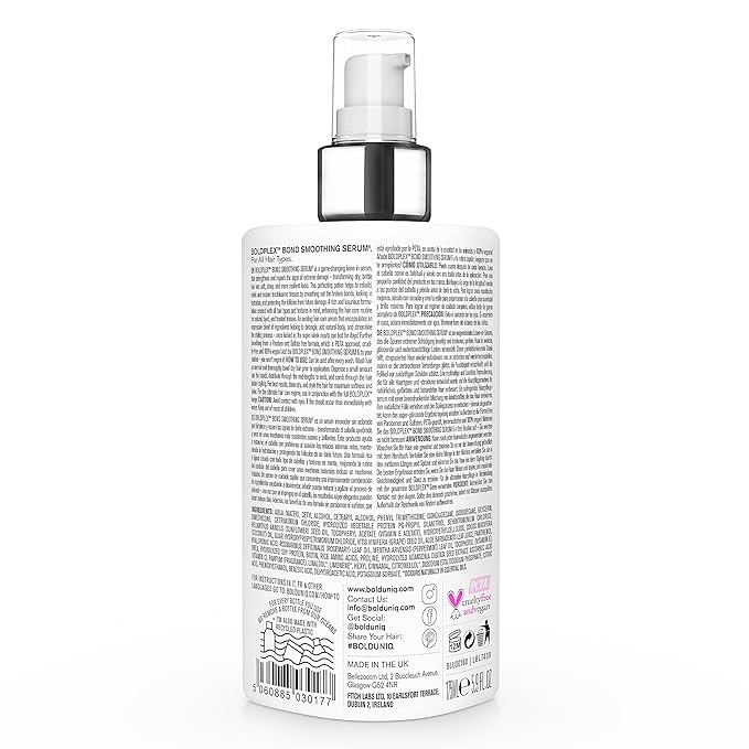Boldplex 6 Hair Serum - Hydrating Leave In Protein Treatment for Frizzy, Dry, Damaged, Broken, Curly, Straight or Bleached Hair Types - Paraben & Sulfate Free. Cruelty Free, 100% Vegan. 5.9 Fl.Oz