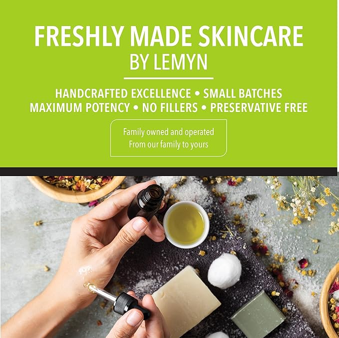 Hydrate & Glow Face Oil - Vitamin C & E Serum | Freshly Made & 100% Natural | Boosted Hydration & Enhanced Elasticity & Firmness - Handcrafted in Santa Barbara, CA