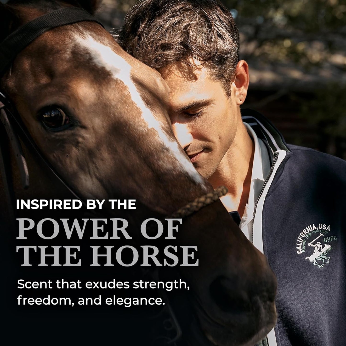 Beverly Hills Polo Club PLATINUM Eau de Parfum for Men - 3.4 Fl Oz Long-Lasting Fragrance with Iconic Metal Horse Cap & Premium Cylinder Box