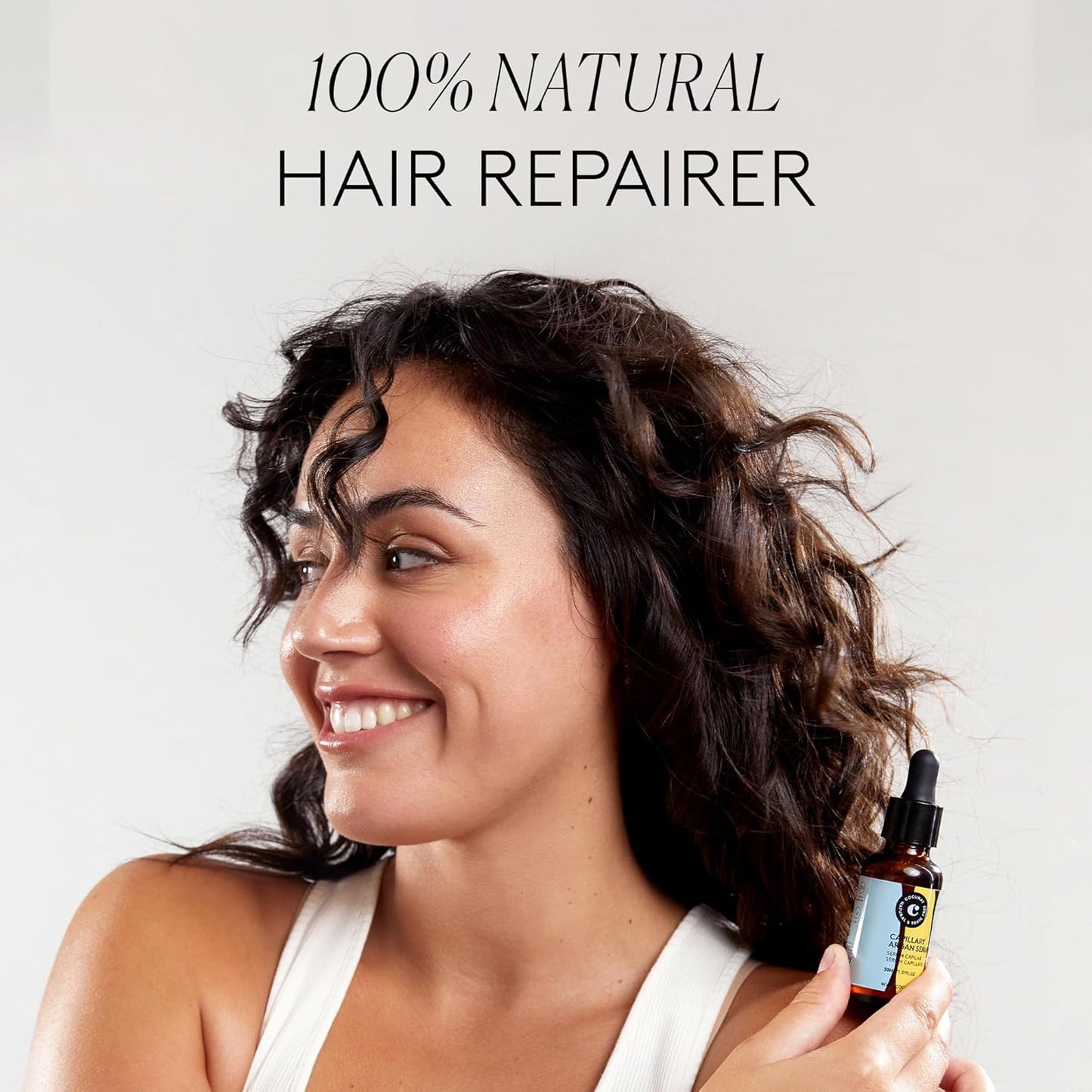 COCUNAT - Argan Hair Serum - 100% Natural Repairing Oils - For All Hair Types - Dry and Damaged - Nourishes and Moisturises - Silicone Free - 30 ml