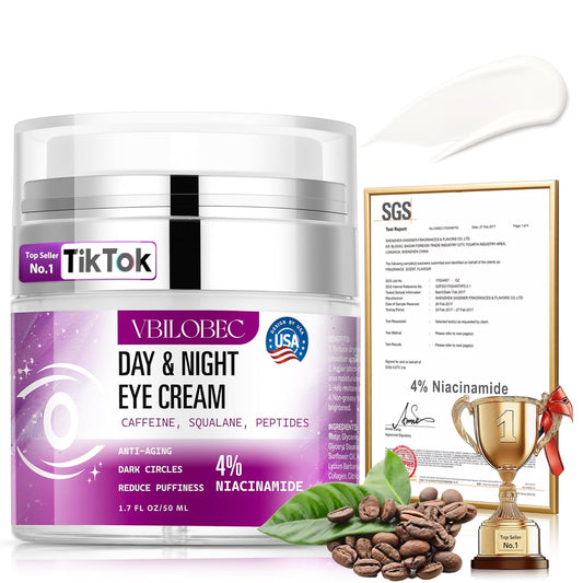 2025 Latest Caffeine Eye Cream:[30+ SGS Certified] [Used by Over 1M Fans] Anti-aging Eye Cream to eliminate dark circles, puffiness, and fine lines.1.7 fl oz, for Women& Men