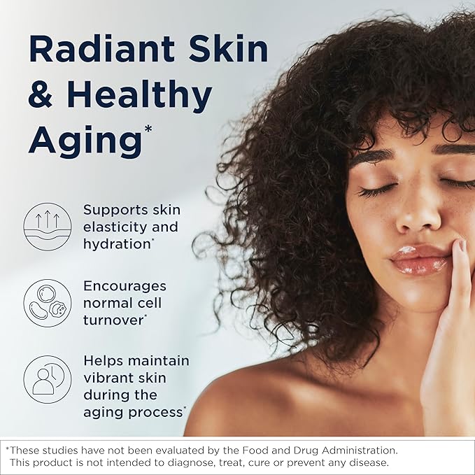 Designs for Health H-S-N Radiance - Hair Skin Nails Vitamins for Women and Men - Promote Healthy Hair, Skin Elasticity & Strong Nails with Vitamin C, Biotin, Keratin & Botanicals (60 Capsules)